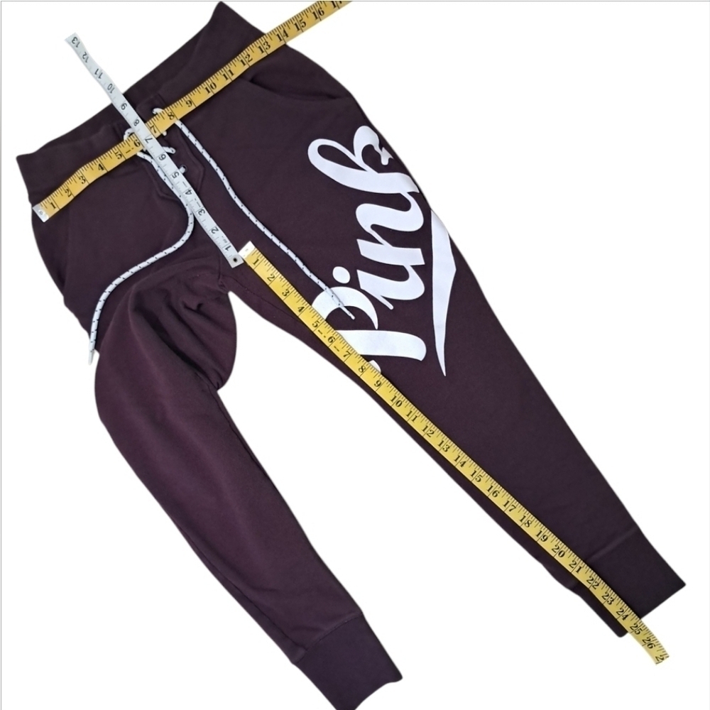 Victoria's Secret PINK Logo Colorblock Full Zip Hoodie and Joggers Set Size XS - Picture 14 of 16